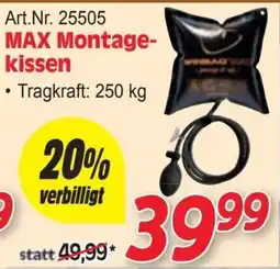 Zgonc MAX Montage-kissen Angebot
