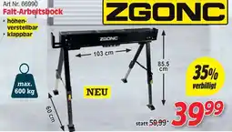 Zgonc Falt-Arbeitsbock ZGONC Angebot