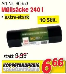 Zgonc Müllsäcke 240 I extra-stark Angebot