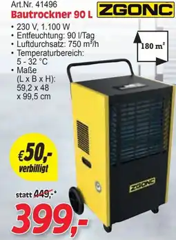 Zgonc Bautrockner 90 L ZGONC Angebot