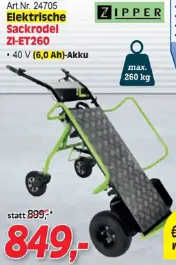 Zgonc Elektrische Sackrodel ZI-ET260 Angebot