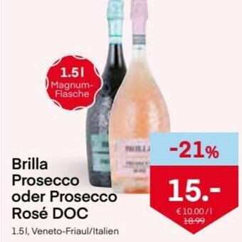 MPreis Brilla Prosecco Oder Prosecco Rosé DOC Angebot