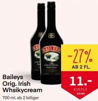 MPreis Baileys Orig. Irish Whsikycream Angebot
