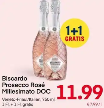 MPreis Biscardo Prosecco Rosé Millesimato DOC 750ml Angebot