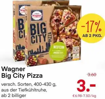 MPreis Wagner Big City Pizza 400-430g Angebot