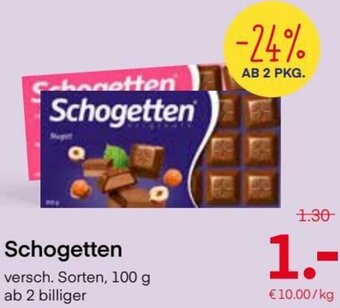 MPreis Schogetten 100g Angebot