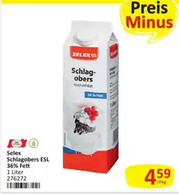 Kastner Selex Schlagobers ESL Angebot