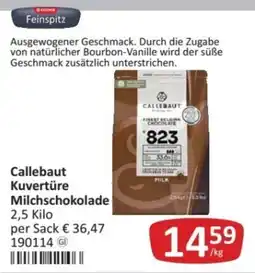 Kastner Callebaut Kuvertüre Milchschokolade Angebot