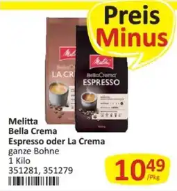 Kastner Melitta Bella Crema Espresso oder La Crema Angebot