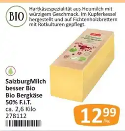 Kastner SalzburgMilch besser Bio Bio Bergkäse Angebot