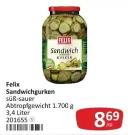 Kastner Felix Sandwichgurken Angebot