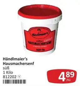 Kastner Händlmaier's Hausmachersenf süß Angebot