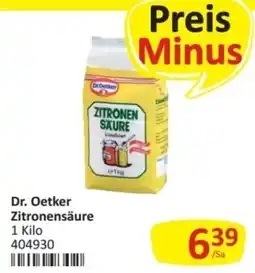 Kastner Dr. Oetker Zitronensäure Angebot