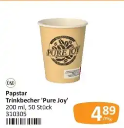 Kastner Papstar Trinkbecher 'Pure Joy' Angebot