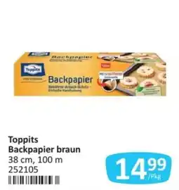Kastner Toppits Backpapier braun Angebot