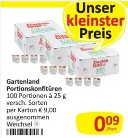 Kastner Gartenland Portionskonfitüren Angebot