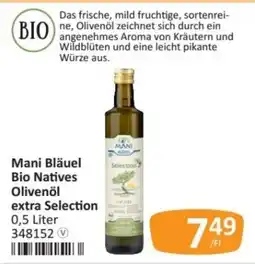 Kastner Mani Bläuel Bio Natives Olivenöl extra Selection Angebot