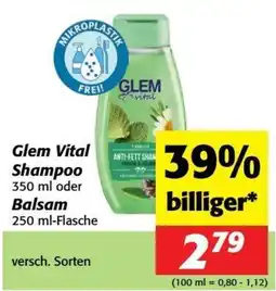 Kastner Glem Vital Shampoo oder Balsam Angebot