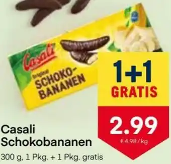 MPreis Casali Schokobanane 300g Angebot