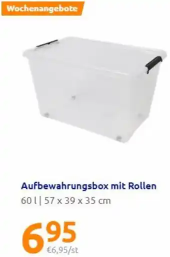 Action Aufbewahrungsbox Mit Rollen Angebot