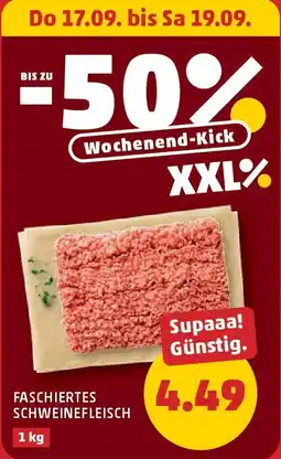 PENNY Faschiertes Schweinefleisch Angebot