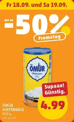 PENNY Ömür Hirtenkäse Angebot