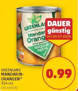 PENNY Greenland Mandarinen-Orangen Angebot