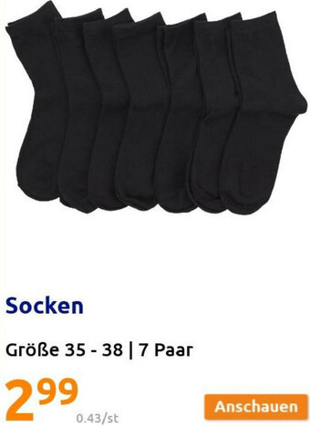 Action Socken Angebot