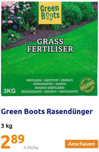 Action Green Boots Rasendünger 3 kg Angebot