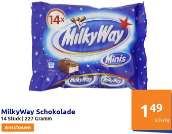 Action MilkyWay Schokolade Angebot
