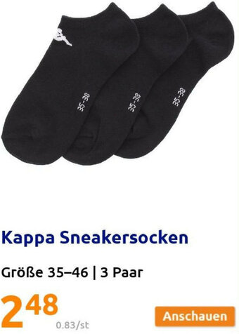 Action Kappa Sneakersocken Angebot