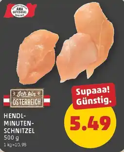 PENNY Hendl-Minutenschnitzel Angebot