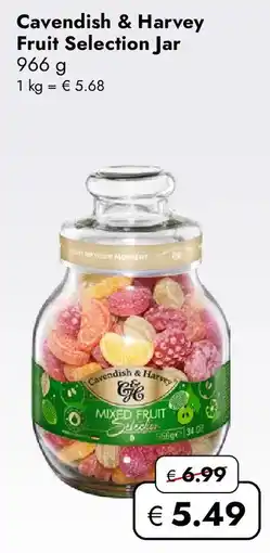 Travel FREE Cavendish & Harvey Fruit Selection Jar Angebot