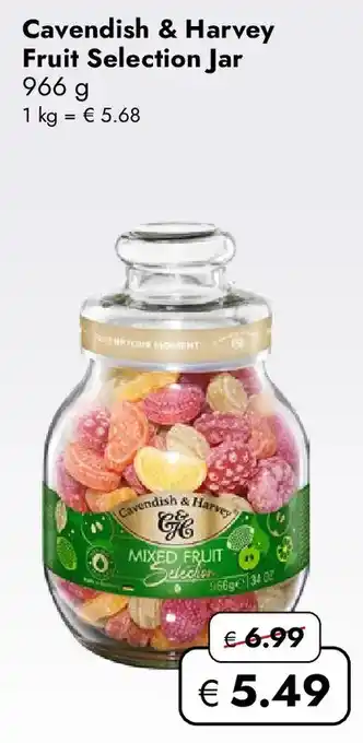 Cavendish & Harvey Fruit Selection Jar