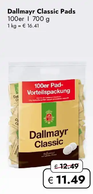 Travel FREE Dallmayr Classic Pads Angebot