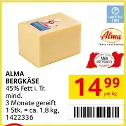 Transgourmet Alma Bergkäse Angebot