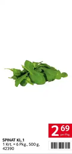 Transgourmet Spinat KL.1 Angebot