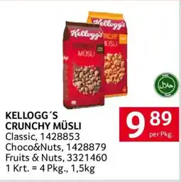 Transgourmet Kellogg's Crunchy Müsli Angebot