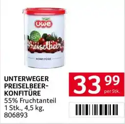 Transgourmet Unterweger Preiselbeer-Konfitüre Angebot