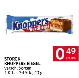 Transgourmet Storck Knoppers Riegel Angebot