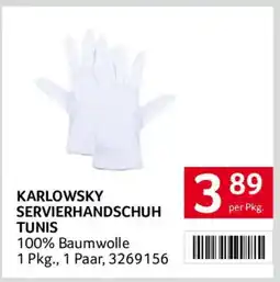 Transgourmet Karlowsky Servierhandschuh Tunis Angebot