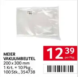 Transgourmet Meier Vakuumbeutel Angebot