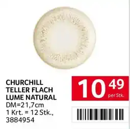 Transgourmet Churchill Teller Flach Lume Natural Angebot