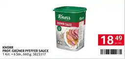 Transgourmet Knorr Prof. Grüner Pfeffer Sauce Angebot