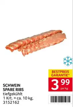 Transgourmet Schwein Spare Ribs Angebot
