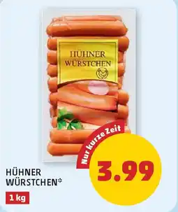 PENNY Hühner Würstchen Angebot