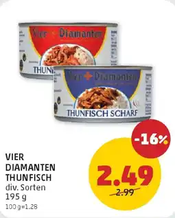 PENNY Vier Diamanten Thunfisch Angebot