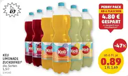 PENNY Keli Limonade Zuckfrei Angebot