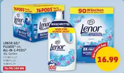 PENNY Lenor gel pulver od. all-in-1-pods Angebot
