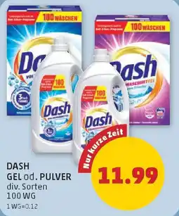 PENNY Dash Gel od. Pulver Angebot